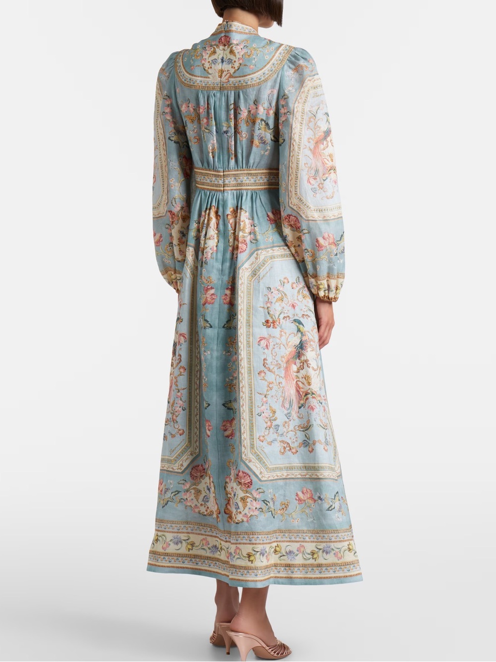 Zimmermann Roselight floral linen midi dress - Picture 9 of 16